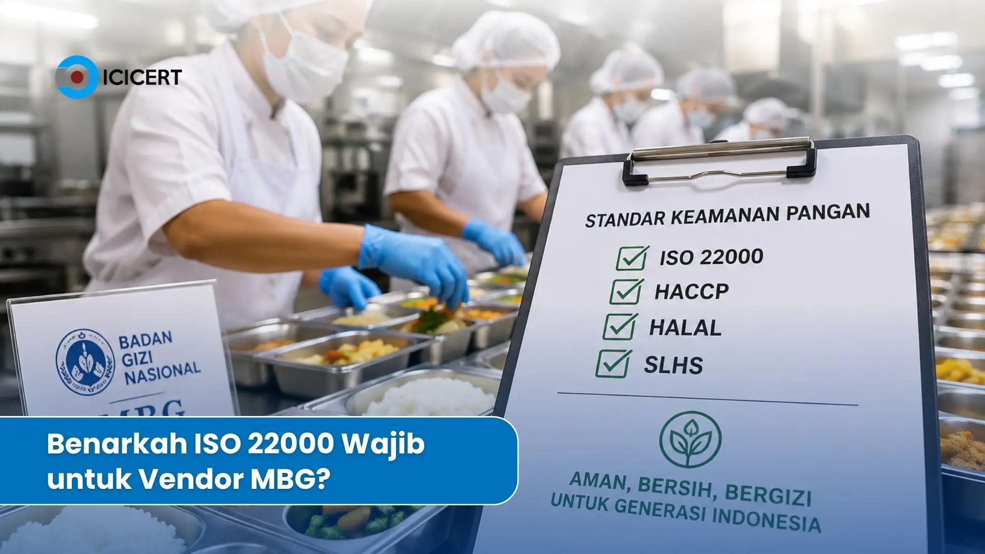 Ilustrasi vendor makanan mempersiapkan syarat tender BGN 2026.
